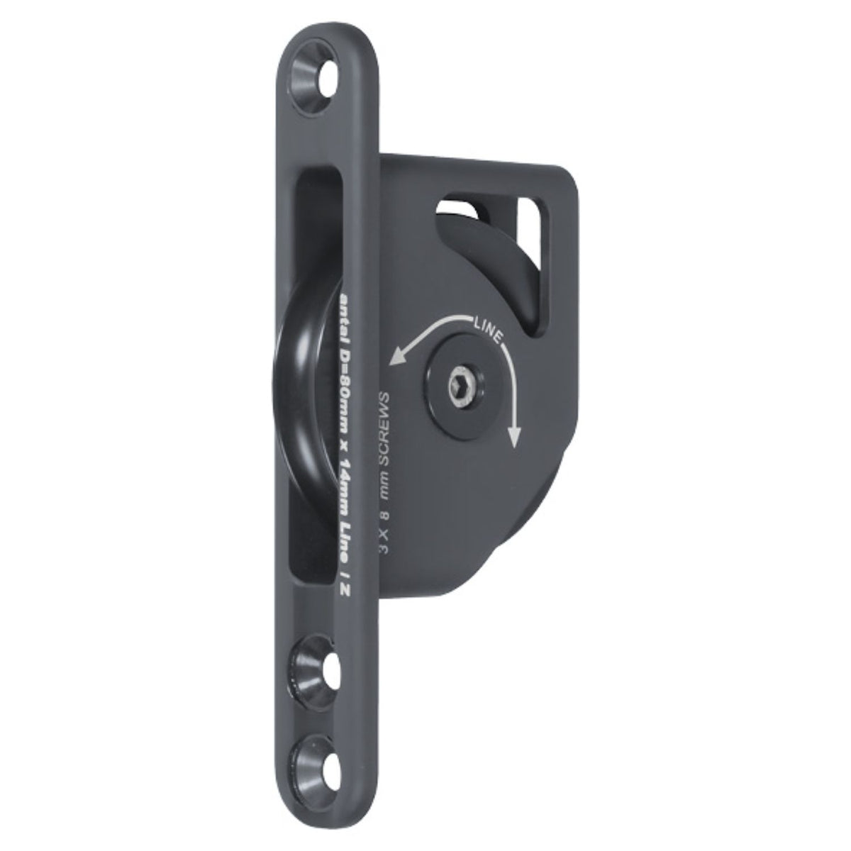 Antal Mastblock 80mm, 187mm