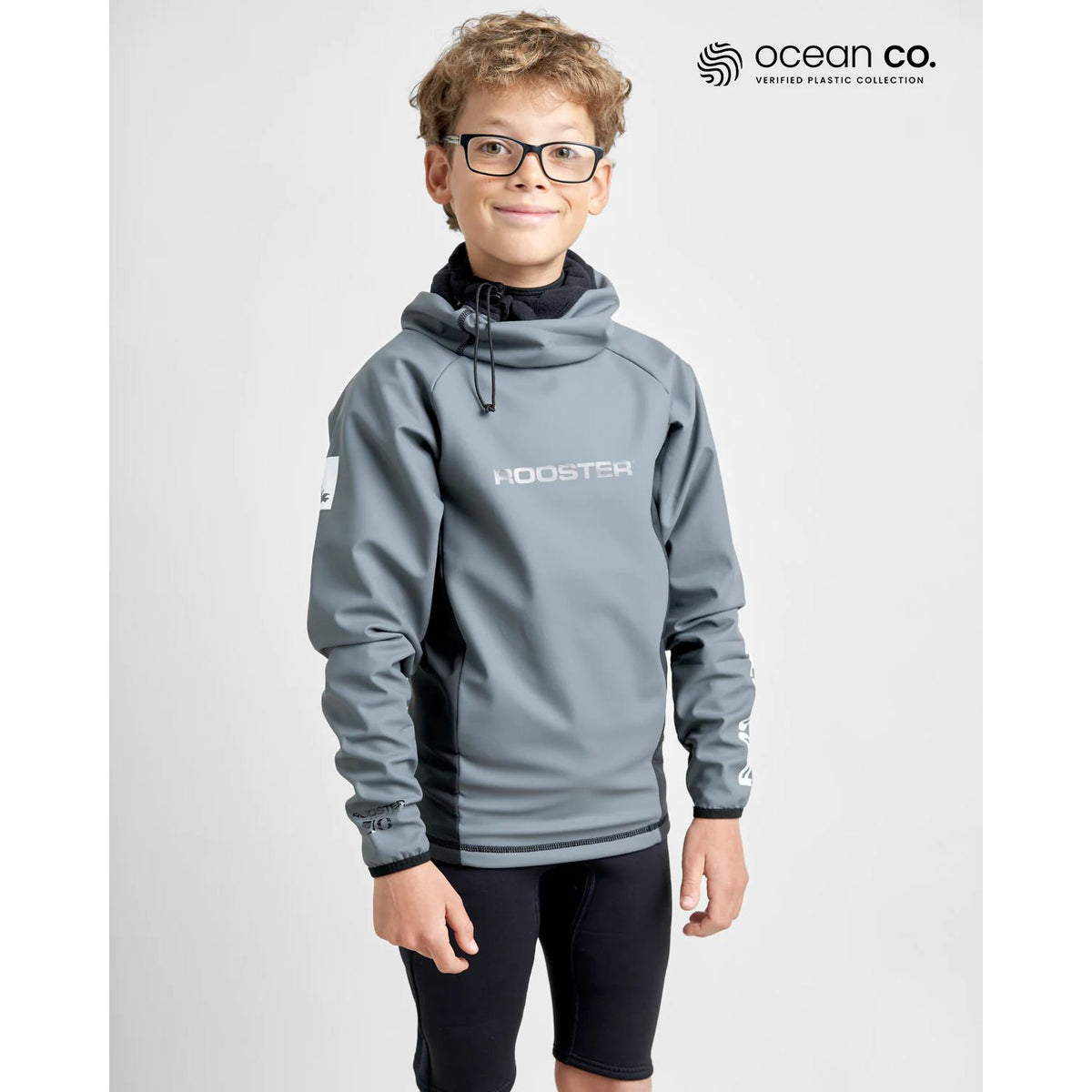 Rooster Classic Aquafleece® Smock Junior, Grå