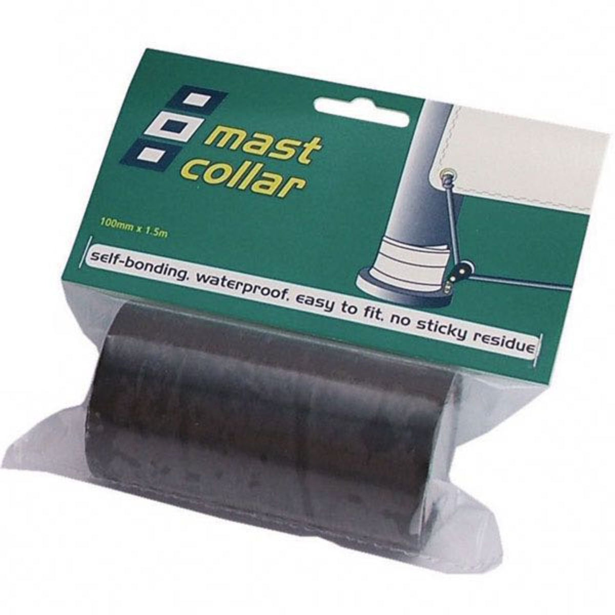 PSP Masttätning 100mm x 1.5m, Svart