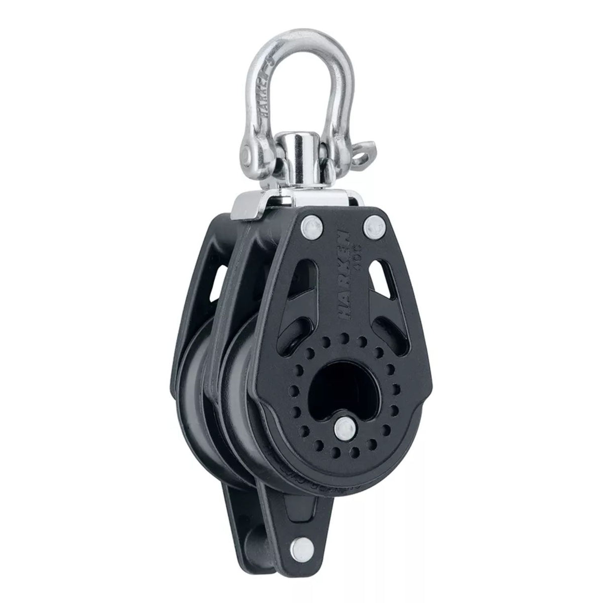 Harken 40mm Carbo Dubbelblock, Hunsvott