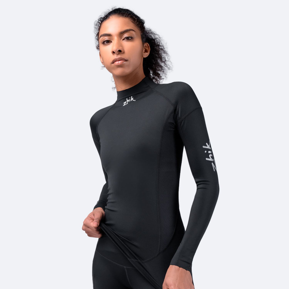 Zhik ECO Lycra Långärmad Tröja Herr, Vit