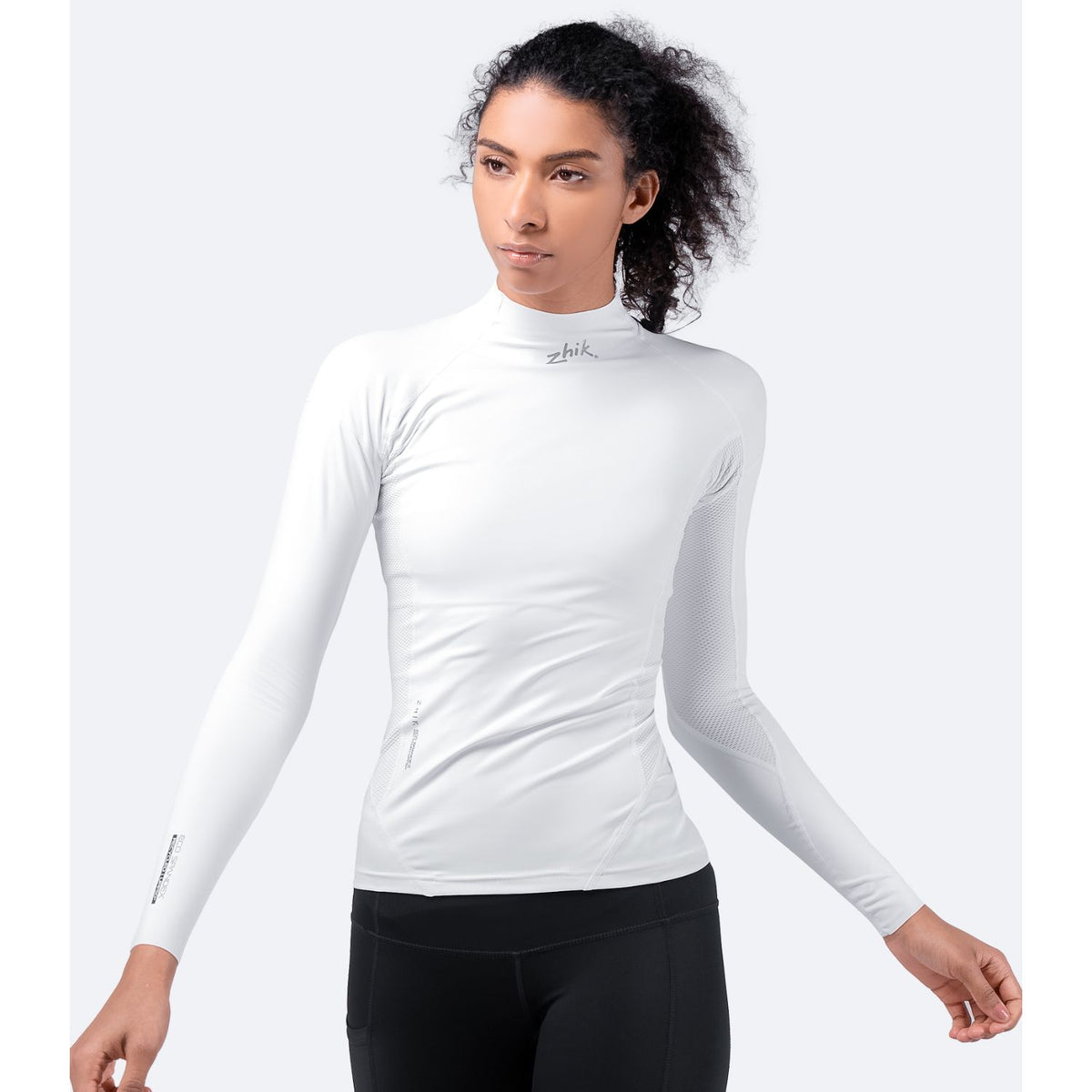 Zhik ECO Lycra Långärmad Tröja Dam, Vit