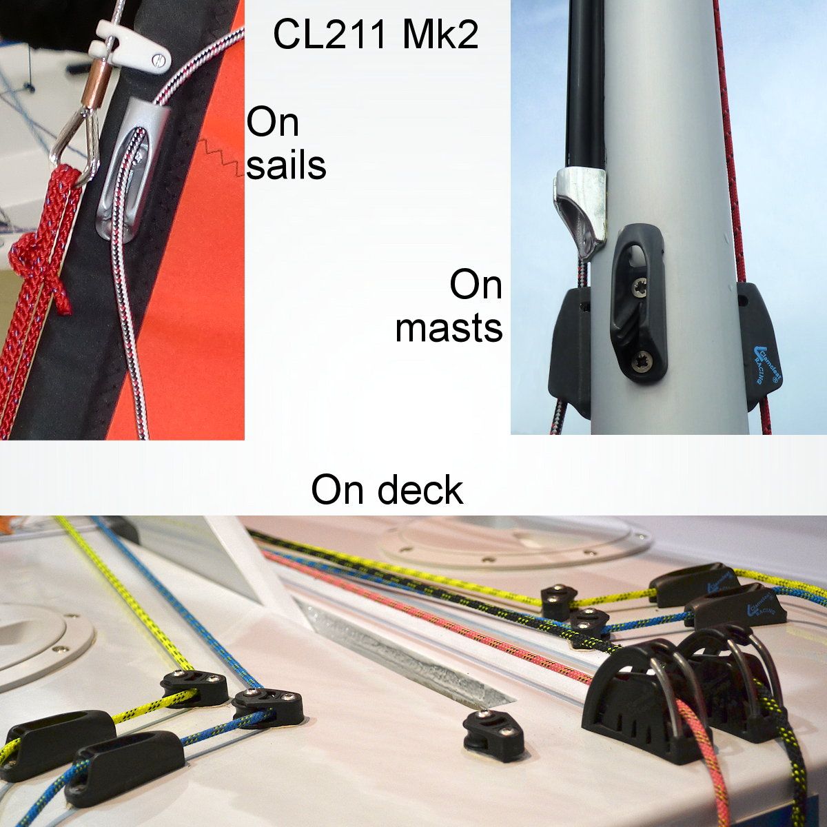 Clamcleat Racing Junior Mk2, Anodiserad