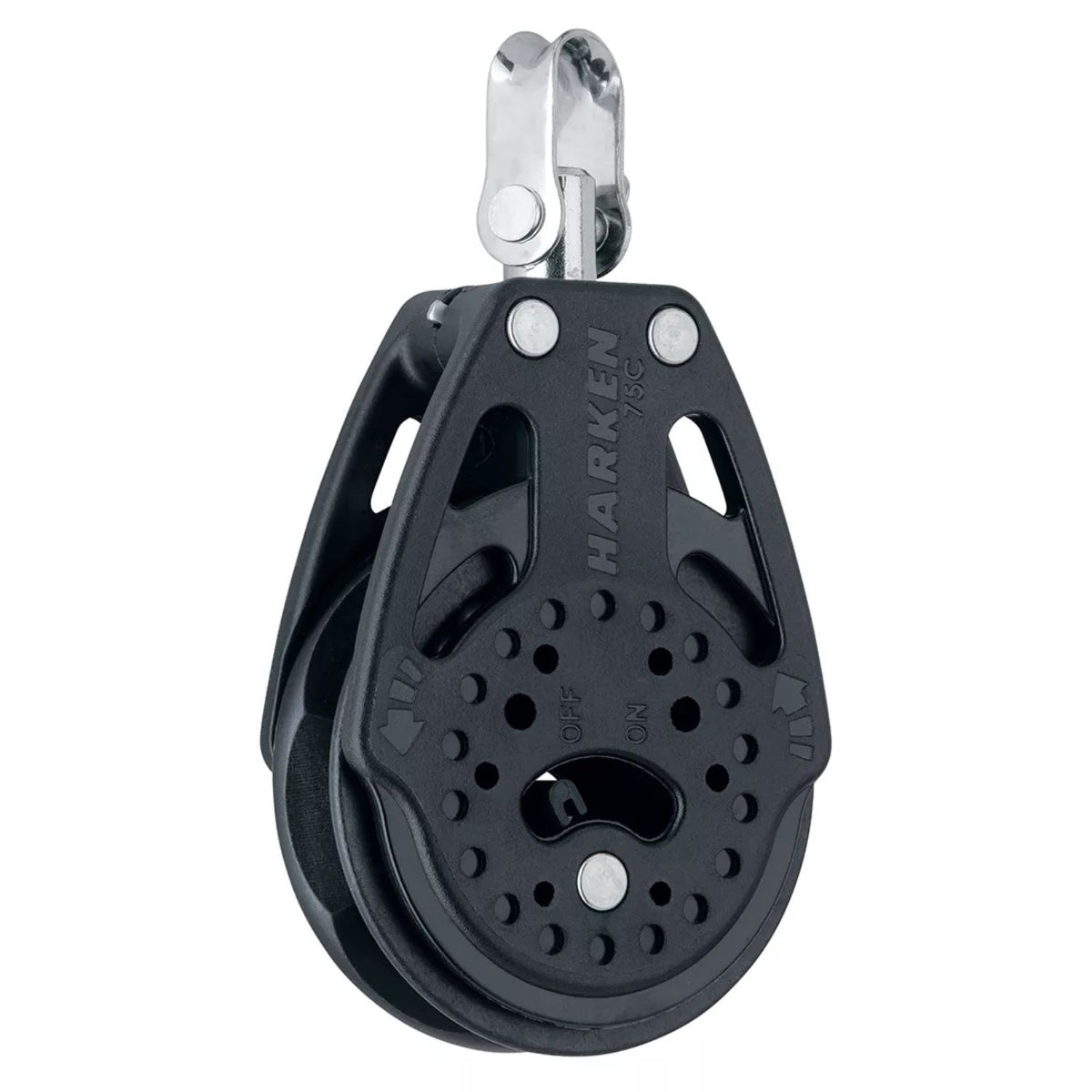 Harken 75mm Carbo Spärrblock Enkel