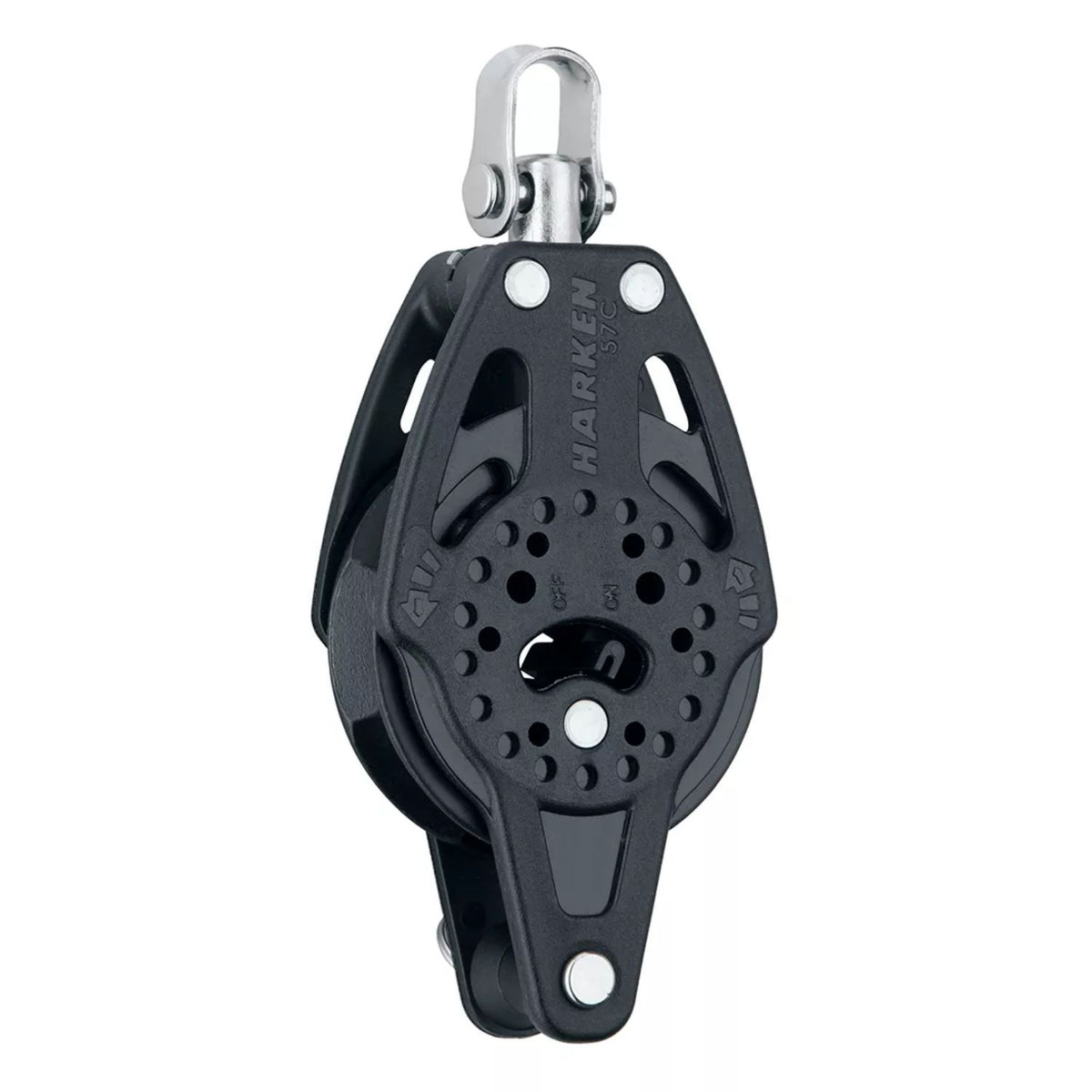 Harken 57mm Carbo Spärrblock Enkel, hunsvott