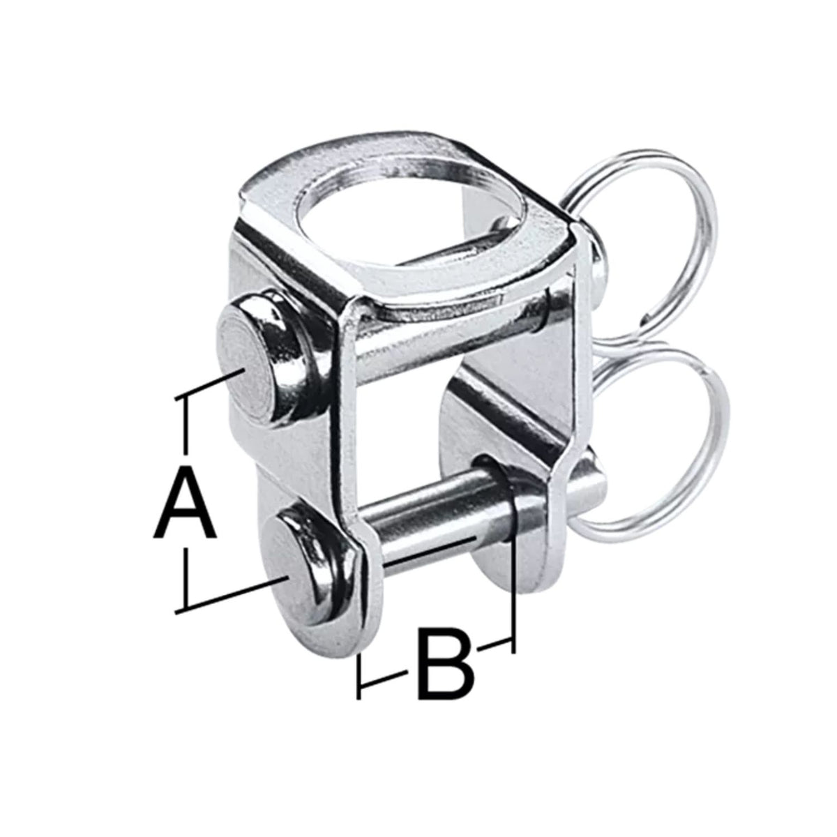 Harken 6mm U-Adapter, Dubbla Sprintar