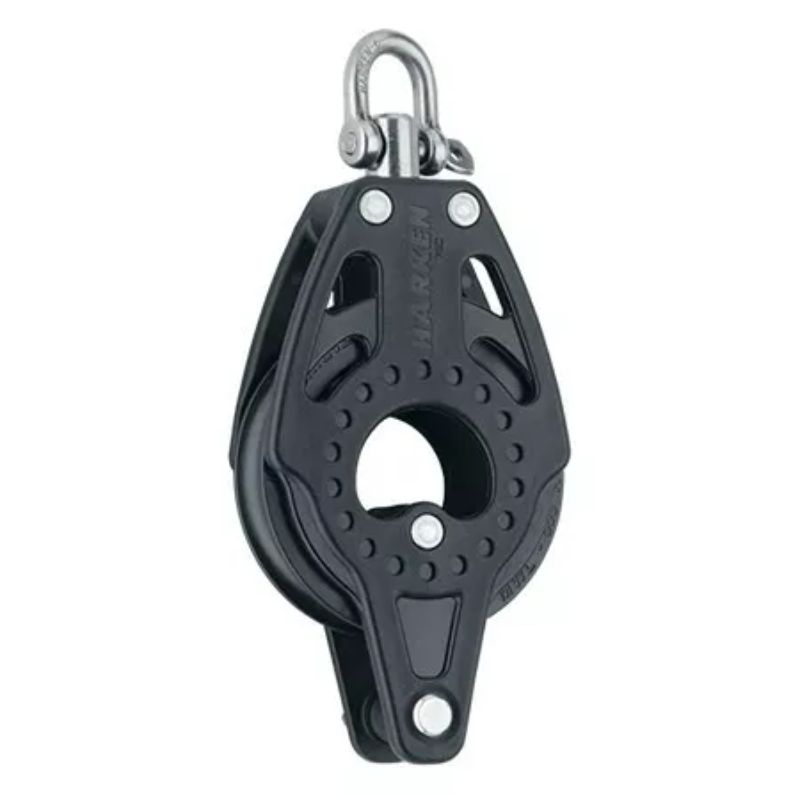Harken 75mm Carbo Enkelblock, Hunsvott