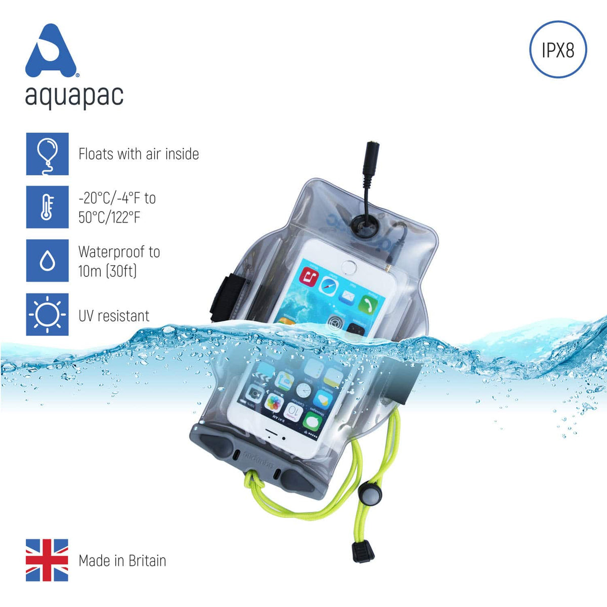Aquapac Armbandsfodral med Hörlurskontakt