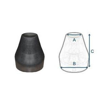 Ankelmudd Latex Konisk