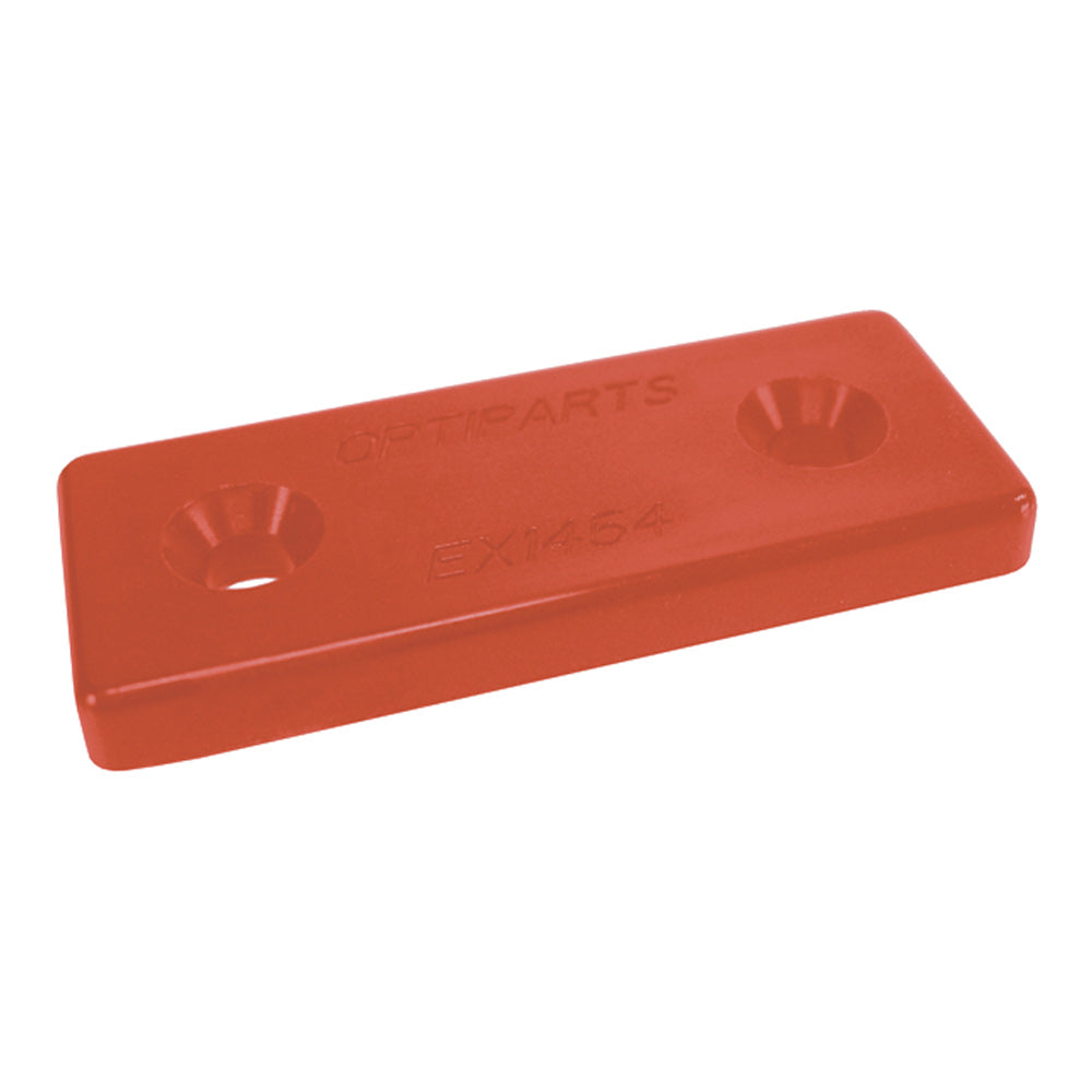 Optiparts Bandbricka Nylon Röd