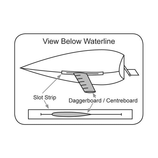 Centerbordflaps 75mm
