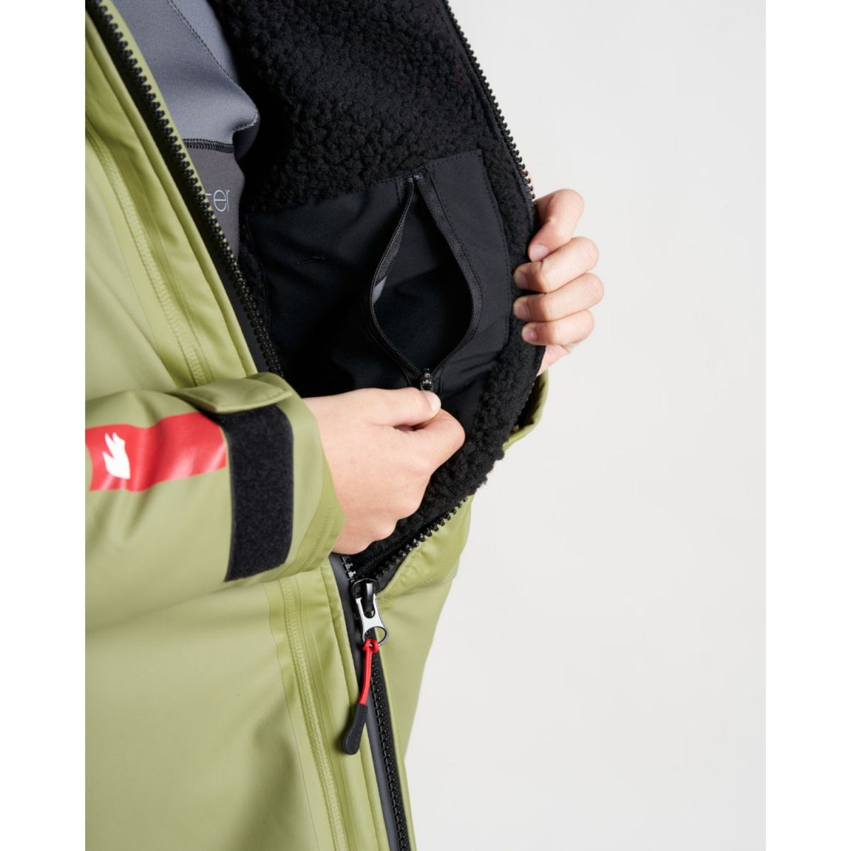 Rooster Pro Aquafleece Rigging Coat Fodrad