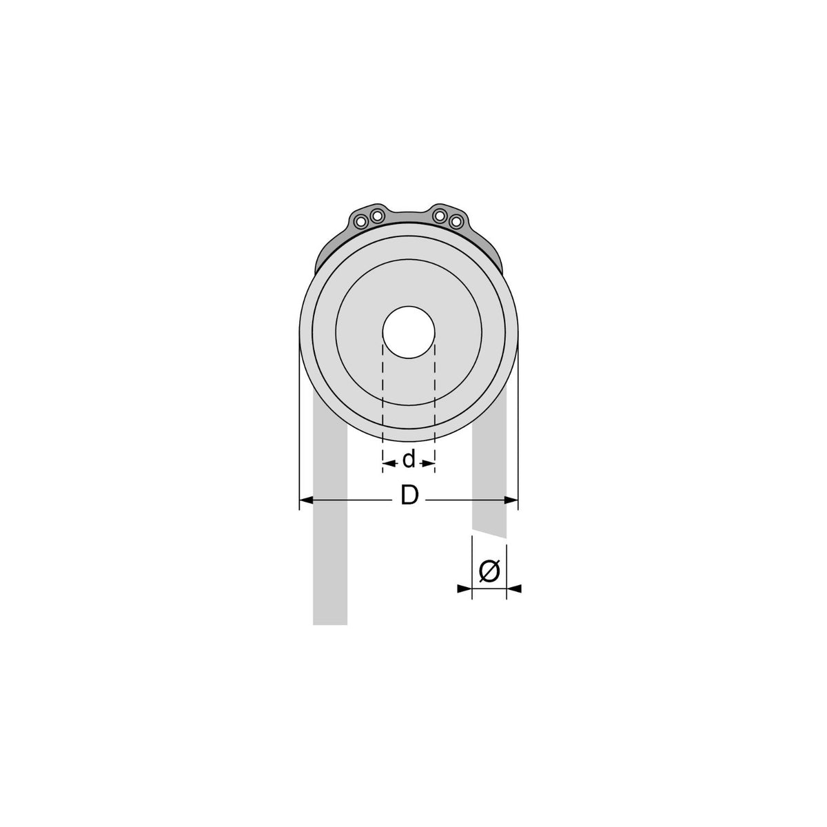 Antal SectoRing 63 mm utan Dyneema Loop