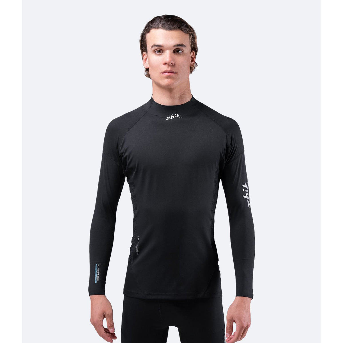Zhik ECO Lycra Långärmad Tröja Herr, Svart
