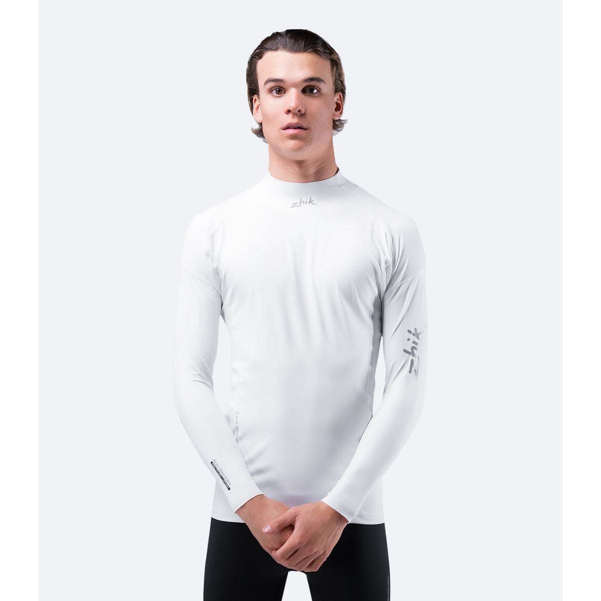 Zhik ECO Lycra Långärmad Tröja Herr, Vit