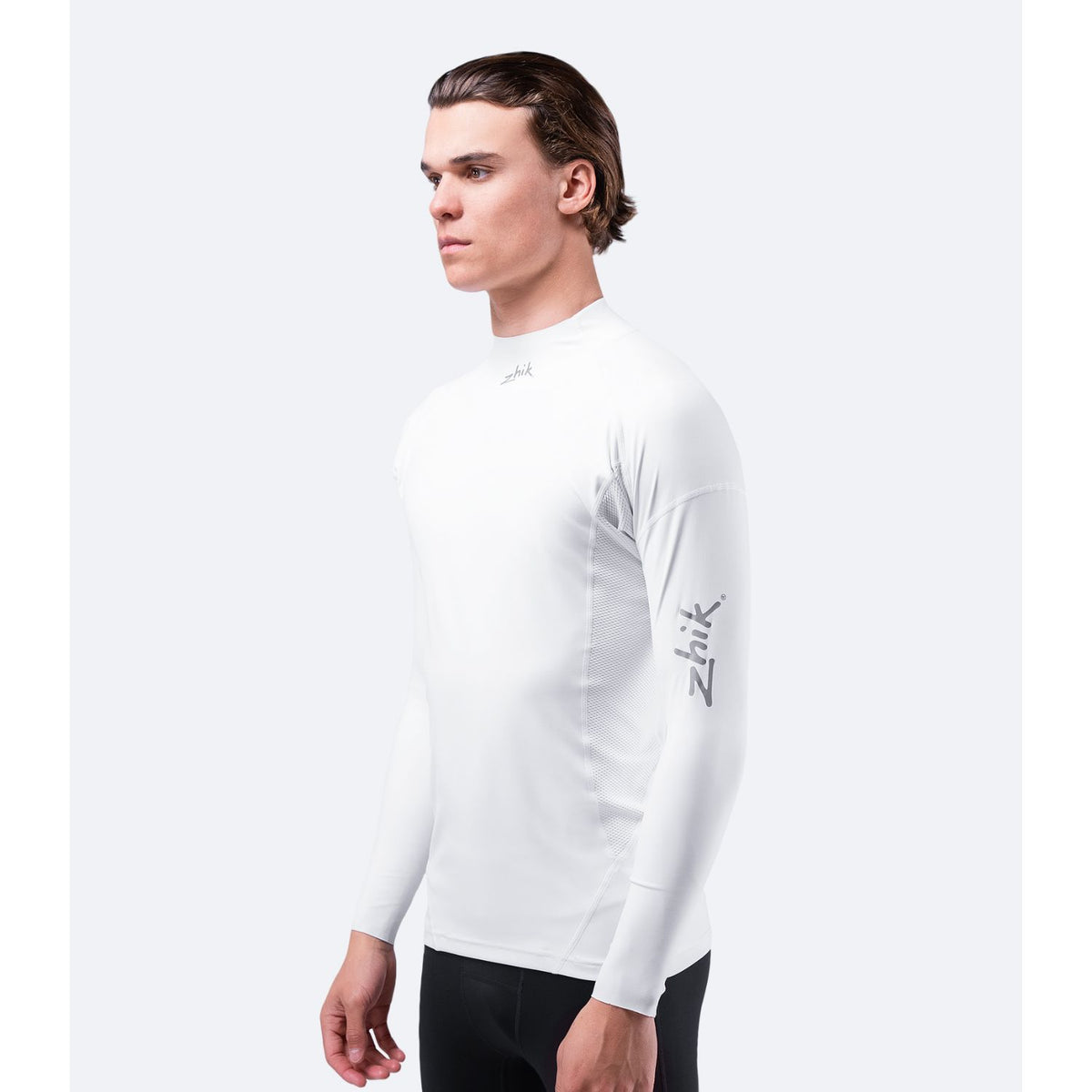 Zhik ECO Lycra Långärmad Tröja Herr, Vit