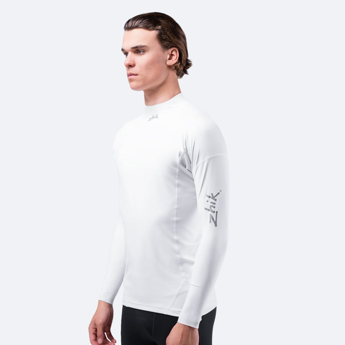 Zhik ECO Lycra Långärmad Tröja Herr, Vit