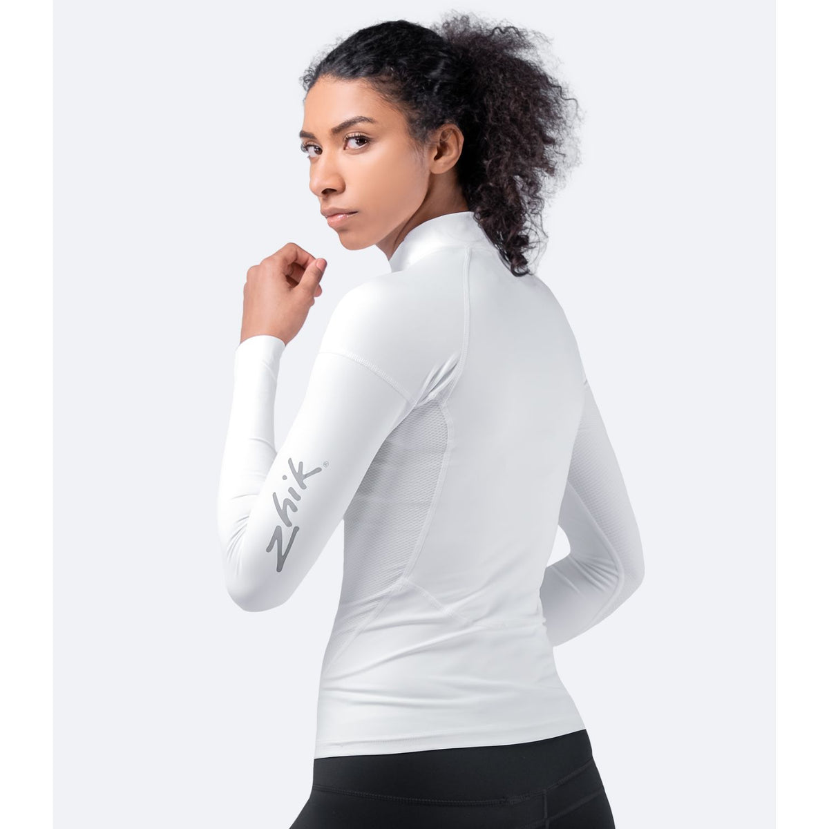 Zhik ECO Lycra Långärmad Tröja Dam, Vit