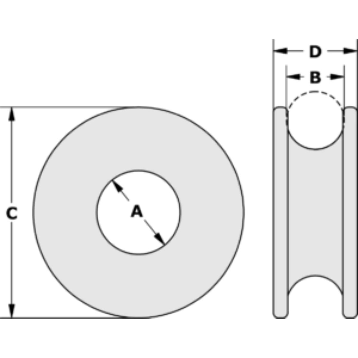 Tylaska FR10 10mm Low Friction Ring