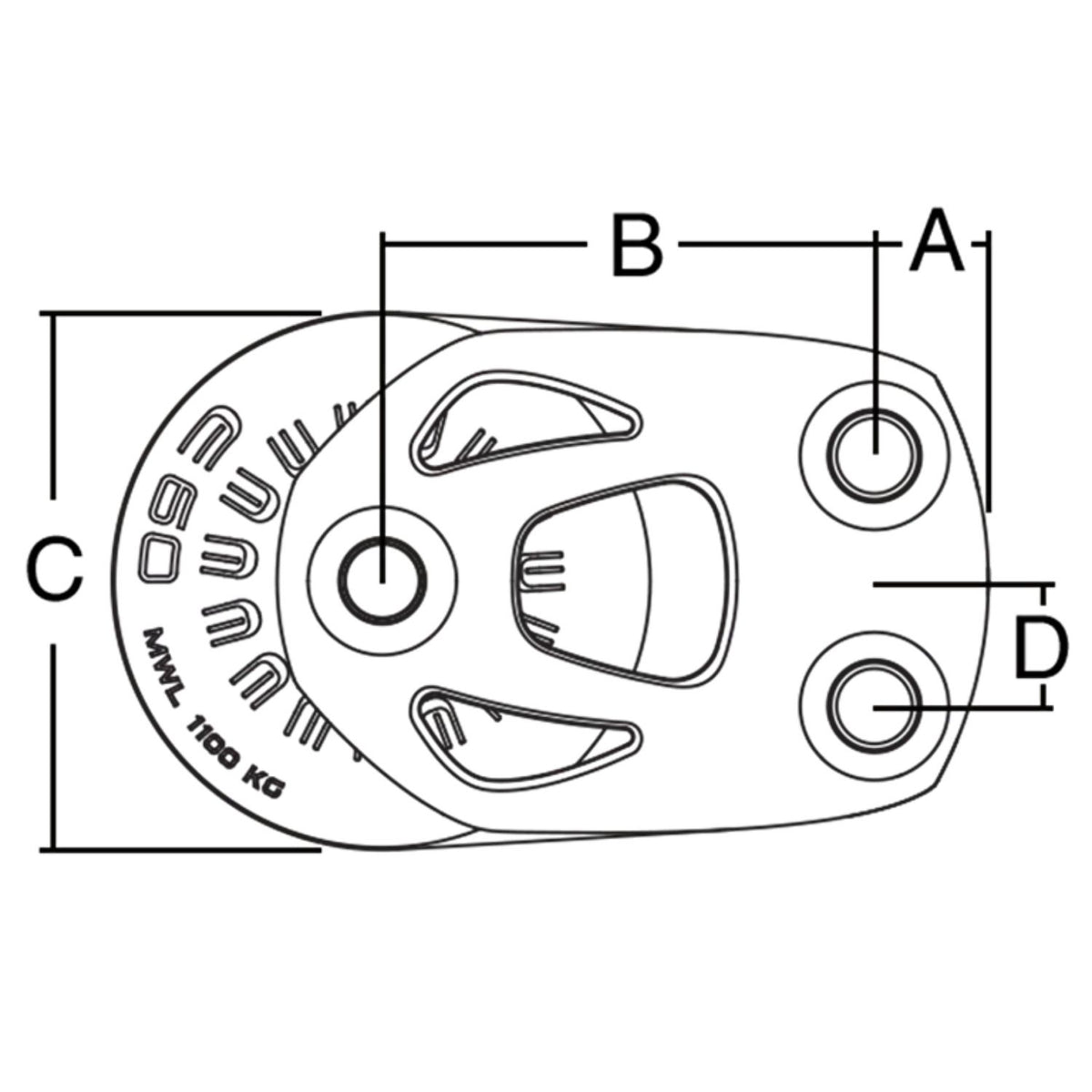 Harken Element Kindblock