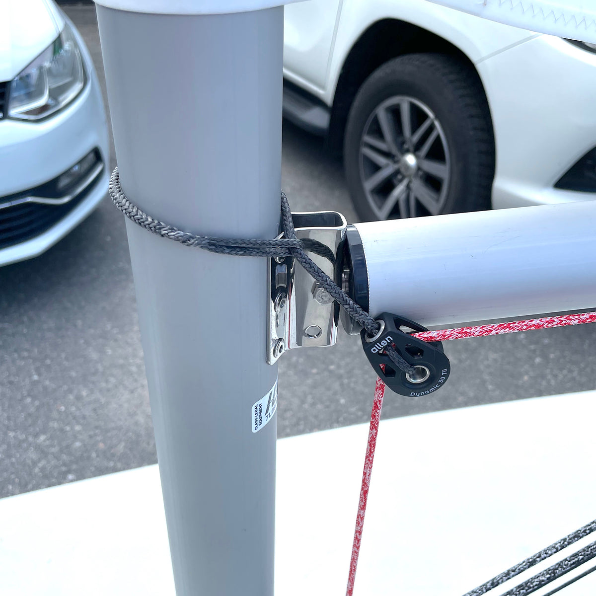ILCA/Laser XTR Uthalsblock Mast, Version I