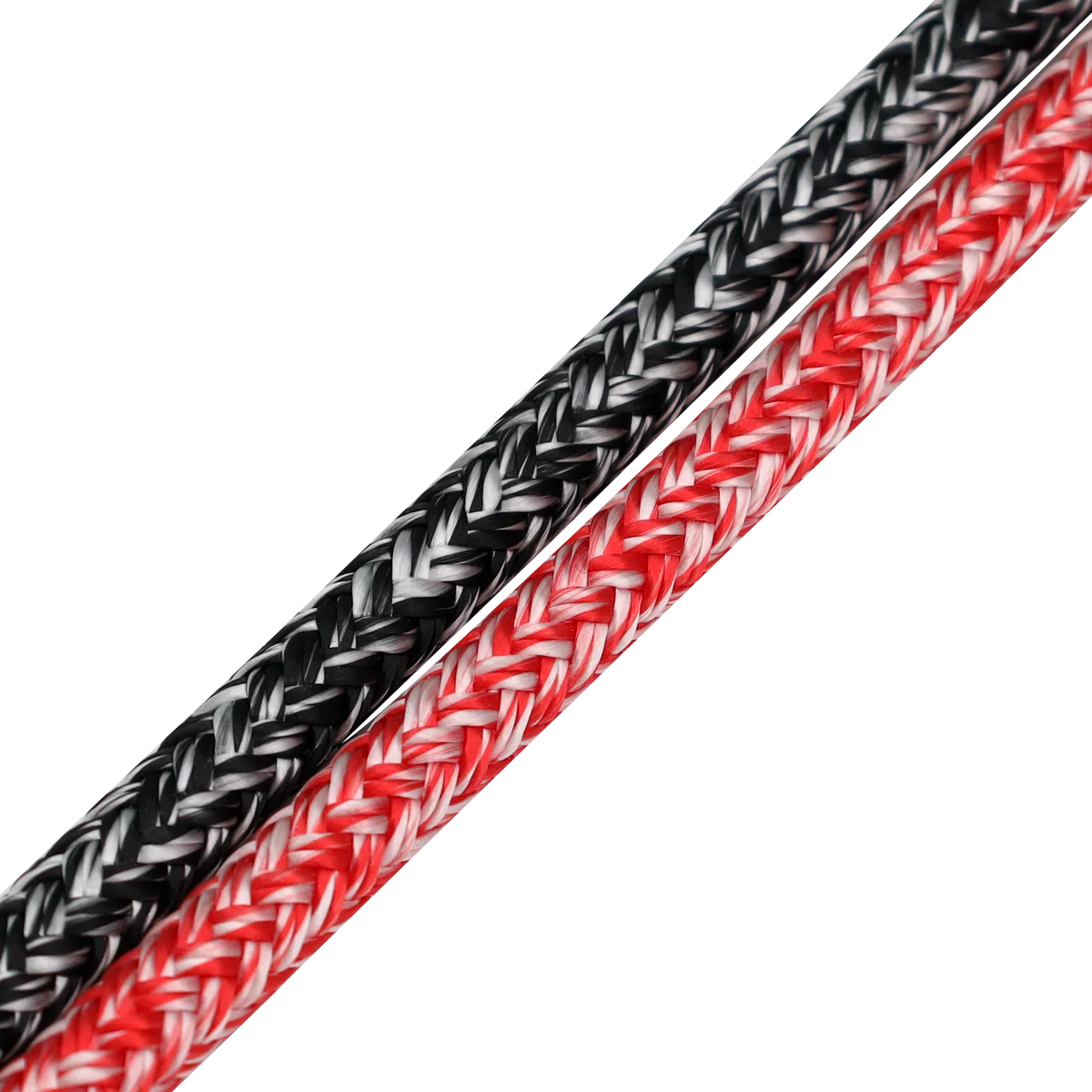 Kingfisher Braid on Braid Polyester, 8 mm, Röd/Vit, 3,4m UTFÖRSÄLJNING