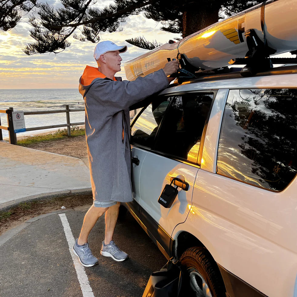Vaikobi Beach Coat Fleecefodrad, Grå
