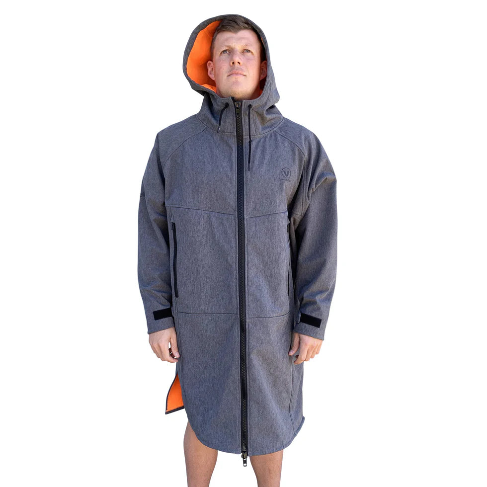 Vaikobi Beach Coat Fleecefodrad, Grå