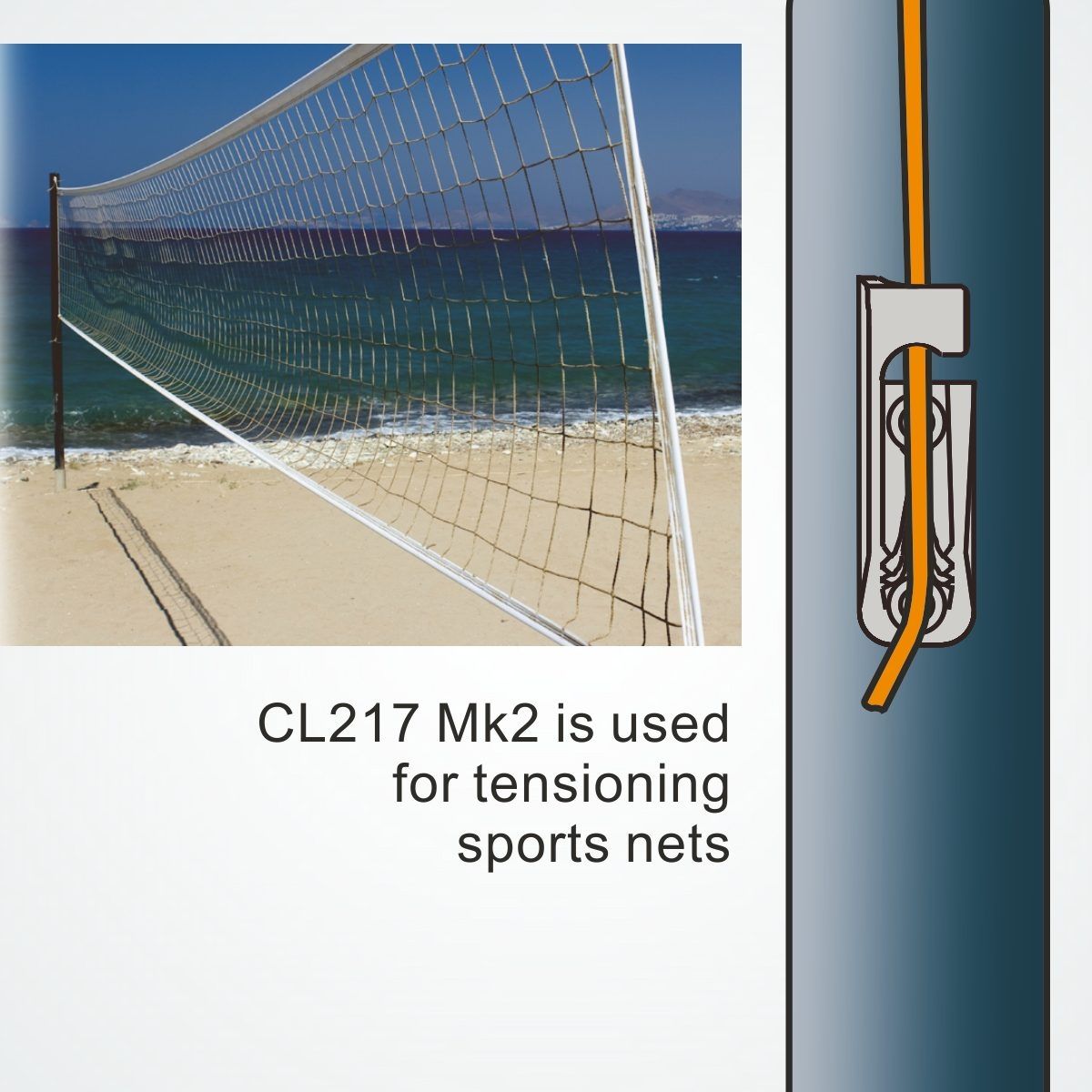 Clamcleat Racing Mk2 Spinnackercleat, Styrbord