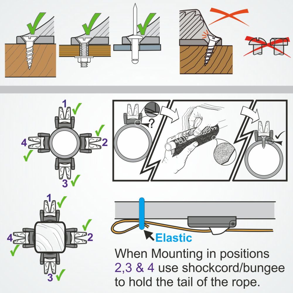 Clamcleat Auto-Release Racing Mini
