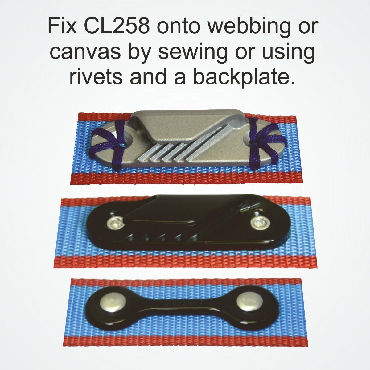 Clamcleat Racing Fine Line, Styrbord
