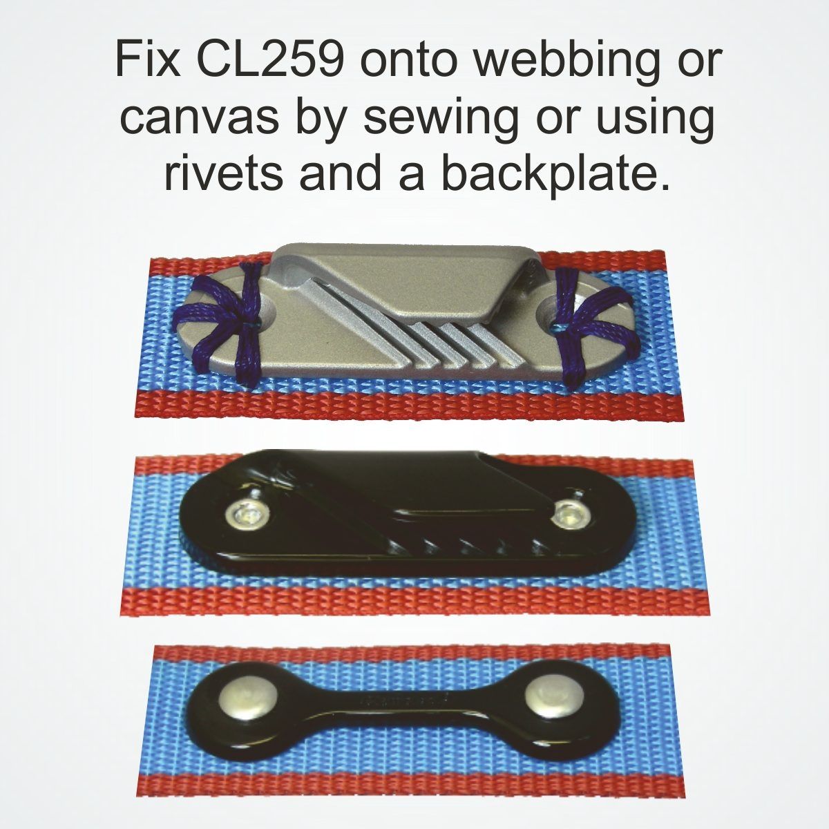 Clamcleat Racing Fine Line, Babord
