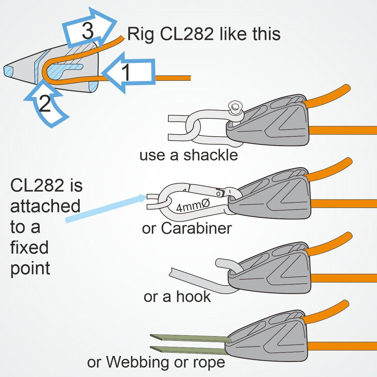 Clamcleat Micro Tie-Down Cleat