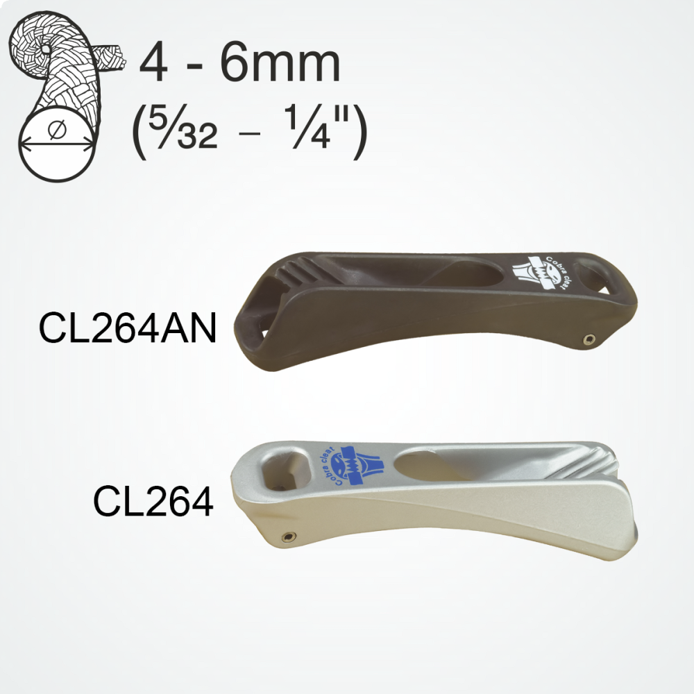 Clamcleat Cobra Cleat Hårdanodiserad