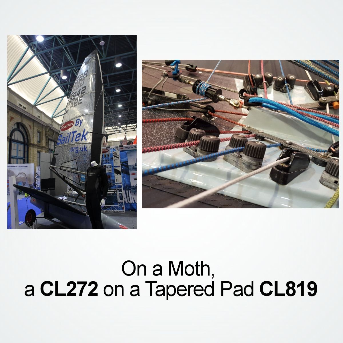 Clamcleat Vinkel för CL211 Mk2 & CL217/8 Mk2 cleats