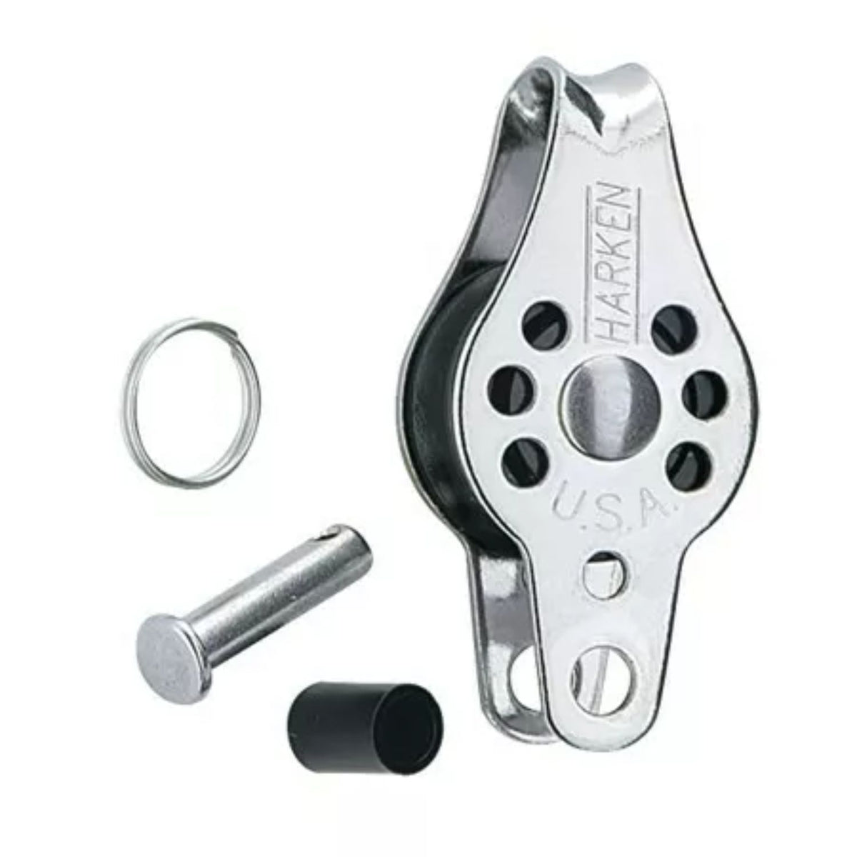 Harken 22 mm Micro Enkelblock, Löstagbar Hunsvott