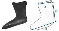 Latexsocka 3D