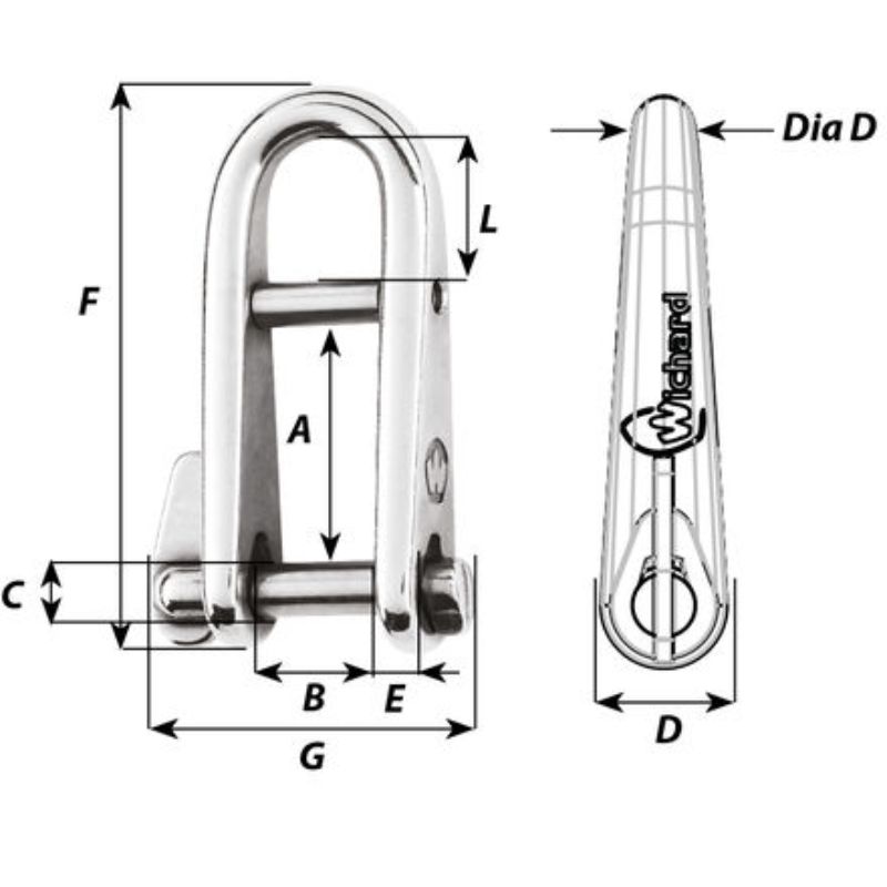 Wichard Fallschackel High Load 8mm